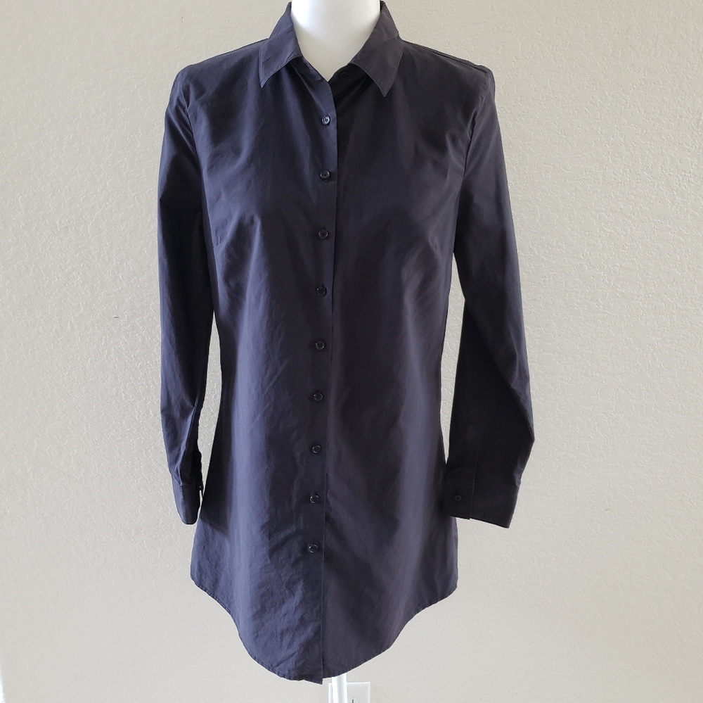 Soft Surroundings Navy Tunic Top